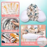 Nursing Pillow for Breastfeeding - Ergonomic Comfort & Support Baby Pillow for Bottle Feeding and Breastfeeding, Easier and Healthier Nursing, Firm Fiber Fill, with Removable Cover (Lion) - Image 5