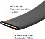 Dog Training Leash, Waterproof Long Dog Leash, Easy to Clean Long Line 6FT 10FT 15FT 30FT 50FT for Small, Medium, Large Dogs (Black, 10FT) - Image 5