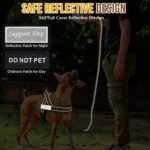 Lukovee No Pull Dog Harness & Leash Set - Heavy Duty Dog Vest Harness with Soft Padded for Medium Large Dogs, Adjustable Reflective Tactical Pet Harness for Easy Walk and Training (XL, Yellow) - Image 7