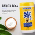 Wet Ones for Pets Deodorizing Multipurpose Dog Wipes with Baking Soda, Tropical Splash Scent - Desmellizing Wipes for Dogs in Canister, 50 Count - Image 4