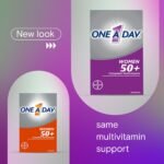 One A Day Multivitamin For Women 50 Plus - Daily Vitamins For Women With Vitamin A, B6, B12, C, D, E, Biotin, Calcium, Magnesium & Zinc, Helps Support Immune Function, Bone Health And More, 90 Tablets - Image 3