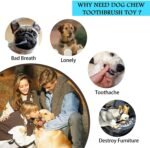 PetAlong Dog Puzzle Chew Toy Treat Dispenser Slow Feeder Dog Teeth Cleaning Interactive Toy Natural Rubber Bite Resistant Medium Large Breeds Honey Jar Bear Claws Pattern Milk Flavor - Image 4