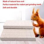 2 Pcs Rabbit Grinding Claw Pad Lava Grinding Teeth Stone Chew Toy Foot Pad for Rabbit Bunny Chinchilla Rat Hamster Guinea Pig Totoro Hedgehog Rodent - Image 4