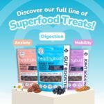 healthybud Soft Chew Dog Treats and Food Toppers 4.6oz (Turkey Gut Support, Beef Joint Booster, Duck Calming Aid) - Image 10