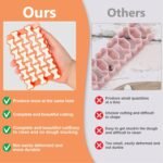 Mini Dog Bone Cookie Cutter 25 Cavity Plastic Bone Biscuit Cutter Cute Non Stick Cookie Cutter Set for Tiny Treats,Bone Shaped Foods, Cookies - Image 6