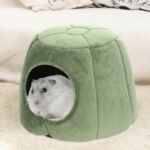 Cat Beds for Indoor Cats,Winter Cat Caves for Indoor Cats - 2-in-1 Pet Nest Villa Tent, Small Pets House with Removable Cushion Pad, Semi-Closed Design - Image 3