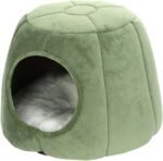 Cat Beds for Indoor Cats,Winter Cat Caves for Indoor Cats - 2-in-1 Pet Nest Villa Tent, Small Pets House with Removable Cushion Pad, Semi-Closed Design - Image 10