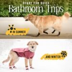 DOK TigerToes Premium Non-Slip Dog Socks for Hardwood Floors - Extra-Thick Grip that Works Even When Twisted - Prevents Licking, Slipping, and Great for Dog Paw Protection (Large) - Image 9