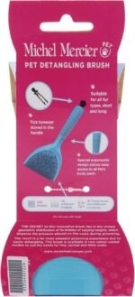 Michel Mercier Pet Detangling Brush Thick Fur - Gentle Pet Brush for Grooming, Detangling, Deshedding - Cat Brush and Dog Brush for Shedding - 1 pc - Image 8