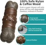 Dog Toys for Aggressive Chewers, Indestructible Squeaky Chew Toy to Keep Them Busy, Tough Nylon & Rubber Pitbull Bones for Training and Teeth Cleaning, Reduce Boredom for Medium Large Breed - Image 4