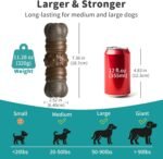 Dog Toys for Aggressive Chewers, Indestructible Squeaky Chew Toy to Keep Them Busy, Tough Nylon & Rubber Pitbull Bones for Training and Teeth Cleaning, Reduce Boredom for Medium Large Breed - Image 7