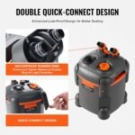 Aquarium Canister Filter 172GPH, 30-Gallon Capacity, Quiet Internal Filter with UV Light, Submersible Power Filter for Fish Tanks, 8W - Image 6