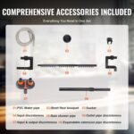 Aquarium Canister Filter 172GPH, 30-Gallon Capacity, Quiet Internal Filter with UV Light, Submersible Power Filter for Fish Tanks, 8W - Image 7