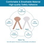 Nasal Tube Holder - Nasogastric Feeding Tube Fastener Catheter Fixed Tape Sticker Nursing Supplies for Home care, Clinic, 10 pcs (V type-10Pcs) - Image 4