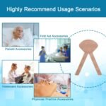 Nasal Tube Holder - Nasogastric Feeding Tube Fastener Catheter Fixed Tape Sticker Nursing Supplies for Home care, Clinic, 10 pcs (V type-10Pcs) - Image 5