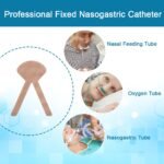 Nasal Tube Holder - Nasogastric Feeding Tube Fastener Catheter Fixed Tape Sticker Nursing Supplies for Home care, Clinic, 10 pcs (V type-10Pcs) - Image 7