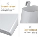 DECHOUS Cat Litter Scoop Holder Plastic Cat Litter Shovel Storage Holder with Hook for Space Saving Storage Organization - Image 7