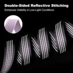 Plutus Pet Heavy Duty Dog Leash with Lockable Aluminum Carabiner, 4/6 Feet Long, Double-Sided Reflective Nylon, Padded Handle, for Puppy, Small, Medium and Large Dogs (Lilac Purple, 2.5 x 120cm) - Image 7