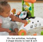 Fisher-Price 2-Sided Steady Speed Panda Walker, interactive baby walking toy with activities and learning songs - Image 5