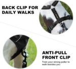 Plutus Pet No Pull Dog Harness, Reflective Adjustable Dog Vest Harness with Handle, Escape Proof, Soft Padded for Small Medium Large Dogs (Black, M) - Image 4