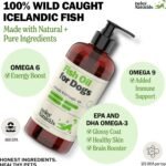Deley Naturals Fish Oil for Dogs 2X Omega - Icelandic Fish Oil for Dogs - Dog Supplements with Omega 3 6 9 for Skin and Immunity - Vitamins and Supplements High EPA & DHA for Optimal Wellness - 473ml - Image 3