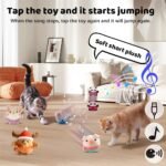 Active Moving Pet Plush Toy, Upgrade Interactive Dog Toys Talking Moving Dog Ball Toy Washable Cartoon Pig Plush (Red Pig) - Image 7