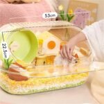 Hamster Cages Hamster cage Slanted Door Luxury Villa Spacious and Transparent - Image 6