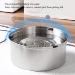 Dog Water Bowl, 101oz/3L Large Capacity No Spill Dog Water Bowl Dispenser, Fits Into Elevated Pet Feeder, Detachable Slow Water Feeder Pet Water Dispenser for Dogs Cats Pets - Image 5