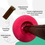 Bully Stick Holder - Size Small Interactive Dog Toy, Slow Feeder, Treat Dispenser, Chew Toy and Dog Safety Device - Image 3