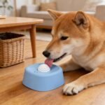 Haofy Slow Feeder Lick Bowl Spill Proof Liquid Treat Dispenser Dog Licking Ball for Bone Broth Yogurt Puree Pet Feeding Bowl (Blue) - Image 10