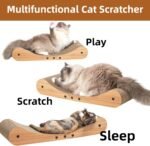 Nekosan Cat Scratcher - Extra Large Cat Scratch Sofa, 27.5 x 10 Inches Cat Couch - Scratching Board - Image 4