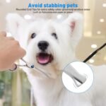 Cat Dog Grooming Scissors, Pet Grooming Scissor with Safety Round Tip, Stainless Steel Dog Cat Grooming Shears (Scissors Set) - Image 7