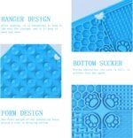 Lick Mat for Dogs Cat Food Mat Dog Large Lick Mat with Spatula Slow Feeders for Cats for Anxiety Relief for Bathing Grooming - Image 4