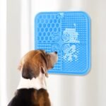 Lick Mat for Dogs Cat Food Mat Dog Large Lick Mat with Spatula Slow Feeders for Cats for Anxiety Relief for Bathing Grooming - Image 7