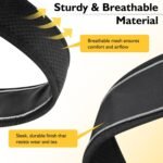 Mayerzon 2 Inch Wide Martingale Collar for Large Dogs, Patented No Pull Walking Training Dog Collar for Pitbull German Shepherd, with Buckle, Reflective Stitching, Adjustable (Black, L) - Image 6