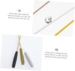 Yardwe 3pcs Interactive Cat Wand Toys DIY Assembly Kit Indoor Household Kitten Toys Random Colors for Adult Cats - Image 4