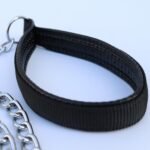 Heavy Duty Metal Dog Leash, Chew Proof Pet Leash Chain with Soft Padded Handle for Large & Medium Size Dogs, 4ft or 6ft (Black, 6FT x 3MM) - Image 4