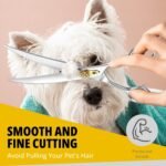 Dream Reach Dog Curved Scissors - 8 Inch Professional Pet Grooming Shears with Adjustable Screw for Trimming Face and Paws - Image 3