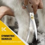 Dream Reach Dog Curved Scissors - 8 Inch Professional Pet Grooming Shears with Adjustable Screw for Trimming Face and Paws - Image 4
