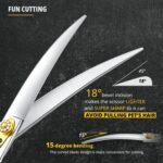 Dream Reach Dog Curved Scissors - 8 Inch Professional Pet Grooming Shears with Adjustable Screw for Trimming Face and Paws - Image 5