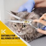 Dream Reach Dog Curved Scissors - 8 Inch Professional Pet Grooming Shears with Adjustable Screw for Trimming Face and Paws - Image 8