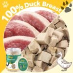 80g Freeze-Dried Duck Treats for Dogs & Cats, Healthy Pet Training Treats or Food Topper, Single Ingredient High-Protein 2.82oz - Image 3