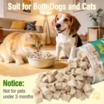 80g Freeze-Dried Duck Treats for Dogs & Cats, Healthy Pet Training Treats or Food Topper, Single Ingredient High-Protein 2.82oz - Image 4