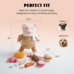 Nocciola Stuffed Pig Dog Toys: Funny Squeaky Crinkle Dog Chew Toys for Small Medium Breed, Plush Puzzle Training Pet Toys, Burrow Hide and Seek Mental Stimulation Anxiety Relief, 9 Packs - Image 8