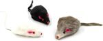 20 Furry Mice with Catnip and Rattle Sound Made of Real Rabbit Fur Interactive Catch Play Mouse Toy for Cat, Pack of 20 Mice - Image 3