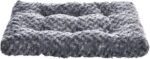 Amazon Basics Cat and Dog Bed and Crate Pad, Machine Washable, Indoor, 58.4 x 45.7 x 6.35 cms, Gray - Image 3