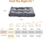 Amazon Basics Cat and Dog Bed and Crate Pad, Machine Washable, Indoor, 58.4 x 45.7 x 6.35 cms, Gray - Image 7