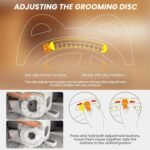 automatic cats self groomer 360° Surround Skin Friendly cat grooming supplies Cat Brushes with biomimetic cat tongue brush Include And Smart feeder For Long or Short Haired - Image 5