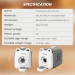 automatic cats self groomer 360° Surround Skin Friendly cat grooming supplies Cat Brushes with biomimetic cat tongue brush Include And Smart feeder For Long or Short Haired - Image 9