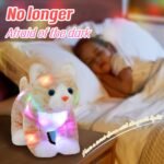 Glow Guards 14 inches Light up Kitty Stuffed Animal Soft Realistic Cat Plush Toy with LED Night Lights Glow Birthday Children's Day Gifts for Toddler Kids - Image 4